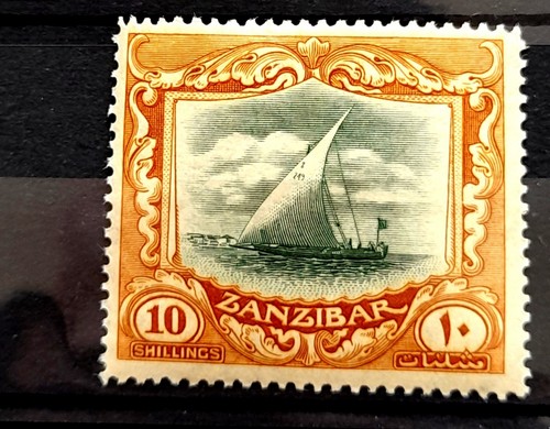 Zanzibar 1936 10s - 322, mnh