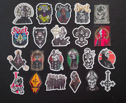 Ghost band inspired stickers - ghost,