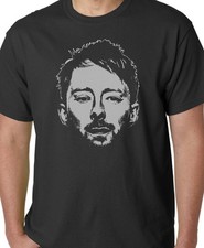 Mens Quality Cotton T-shirt THOM YORKE Music Legend Radiohead Gift Eco
