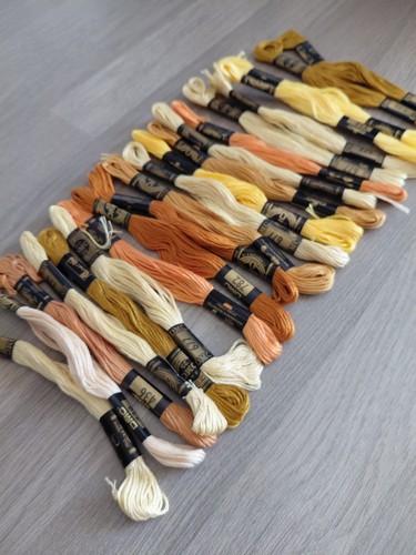 Skeins dmc embroidery silks - 21,