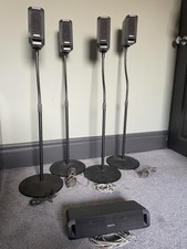 Sony SS-CN315 x 1 SS-V315 x 4 Surround Sound Speakers Wired With Stands and Wire