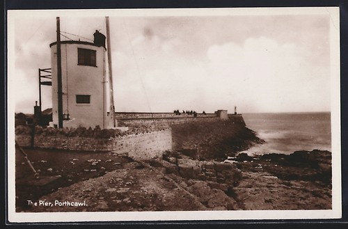 Porthcawl the pier postcard - pier,,