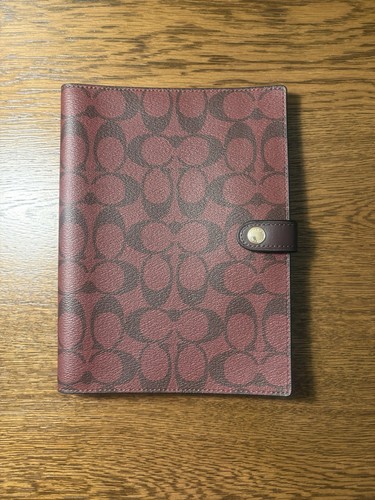 Coach burgundy signature - coach,