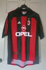 AC Milan #3 MALDINI 2000 - 2002 Home football shirt - Size XL - 25" Pit to Pit