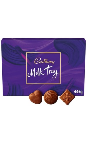 Cadbury milk tray - tray, chocolate