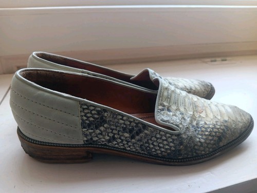 Kooples snakeskin loafers size - loafers,