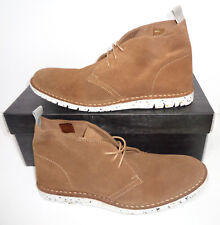 Bertie Mens Tan Suede Leather Boots Casual Chukka Shoes New RRP £85 UK Size 8