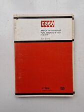 DAVID BROWN CASE 1210 1210 4WD 1212 TRACTOR OPERATORS MANUAL