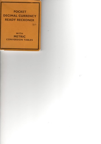 Vintage pocket decimal - vintage,
