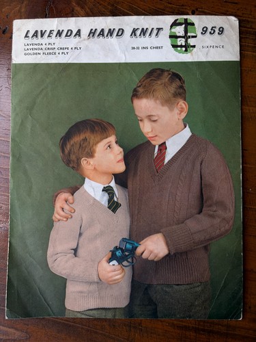 Lavenda 959 knitting pattern