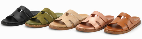Ladies comfort slide sandals - comfort,