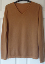 Ladies 100% Cashmere V neck