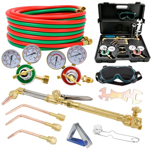 Oxygen acetylene gas cutting - acetylene,