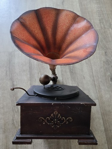Vintage gramophone player - vintage,