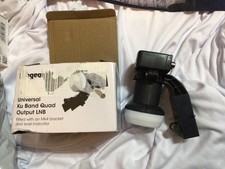 Visiblewave 4K Quad LNB 4 Output HD for SKY HD / Freesat HD with Bracket