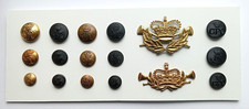 Collection of General Post Office (GPO) Cap Badges & Buttons - Victorian - EIIR