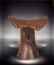 Superb Hand Carved  Headrest