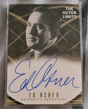 The Outer Limits Premiere Edition Autograph Card Ed Asner 