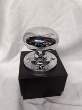 Nickel / Chrome Plated Brass Door Knob Unused Old Stock 60mm Diameter