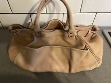 Vaness Bruno Large Leather Blush Bag 