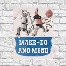 Make Do And Mend Retrol tin