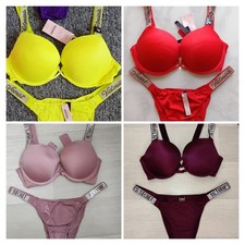 Bra+Panties, Shine Set ,Colors