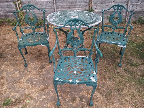 Vintage garden bistro - bistro, set