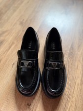 GUESS Black loafer shoes women