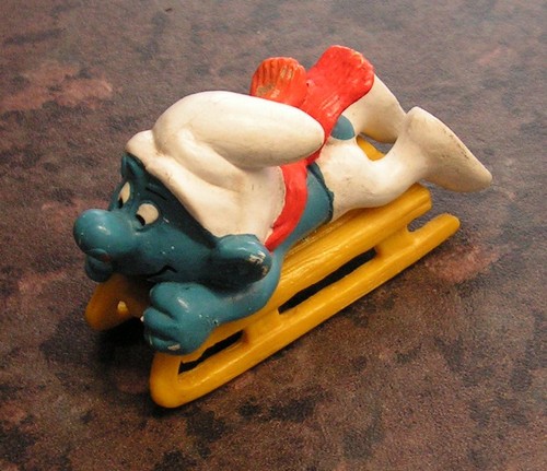 Bobsled sledge super smurf - super,