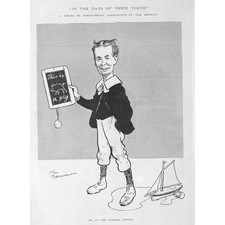 TOM BROWNE Caricature of Sir