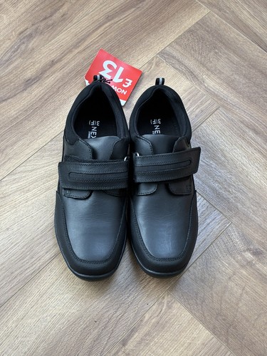 Next boys black leather - black,