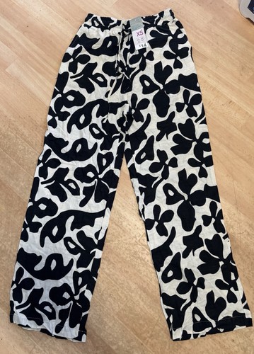 Linen blend trousers size - linen,