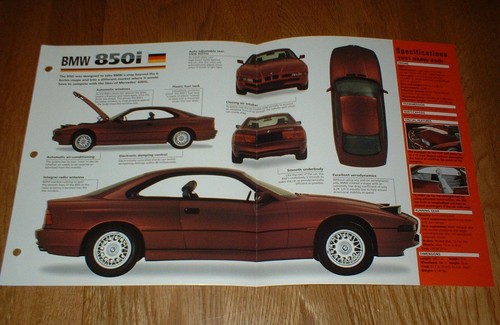 1991 bmw 850i - bmw,