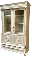 Antique White Painted Large Dresser Storage Cabinet Larder Display Unit DELIVERY