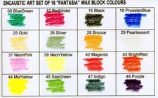 Encaustic Art Wax Blocks - 16