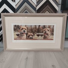 Paul Doyle - Bordeaux Terriers FRAMED limited edition print