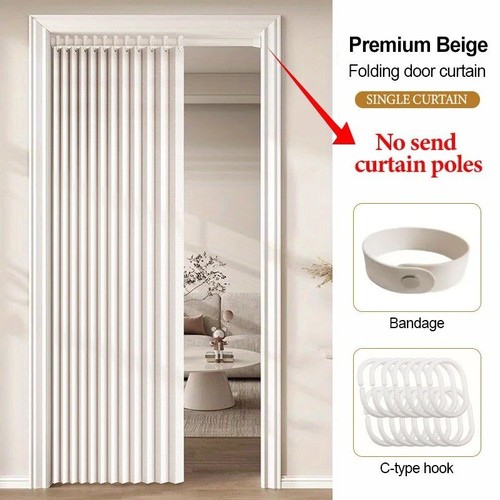 Pvc folding door oak effect - door,