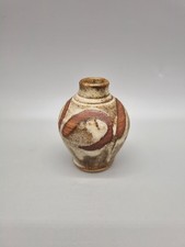 A Miniature Studio Pottery Bud / Vase By Biddy Picard / Mousehole Pottery.