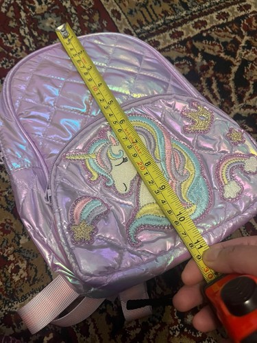 Girls unicorn backpack rainbow - girls,