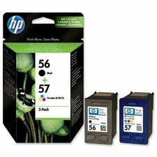 Genuine HP 56 Black + HP 57