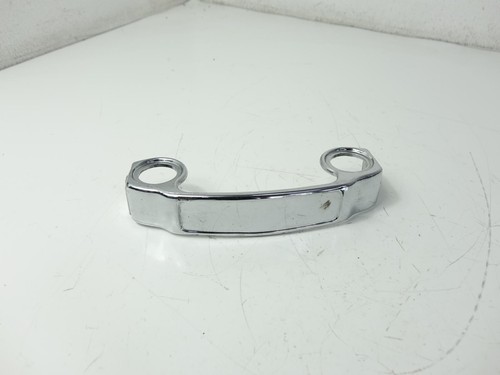 Chrome trim triple clamp