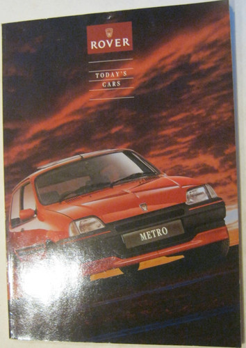1990 rover brochure 144 page - rover,