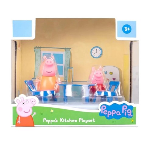 Peppa pig playset kitchen play - pig,