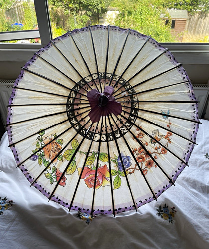 Festival floral parasol - festival,