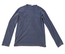 Sunspel Long Sleeve T-Shirt Dark Grey Medium