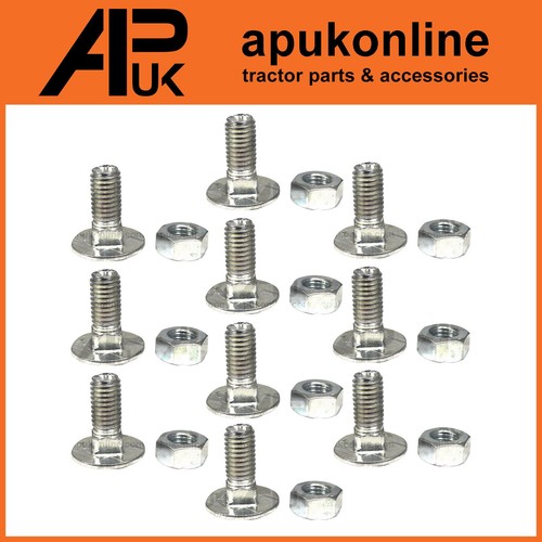 10x carriage nut - &, m8