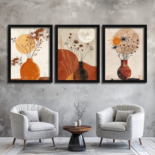 Abstract botanical art set - botanical, of