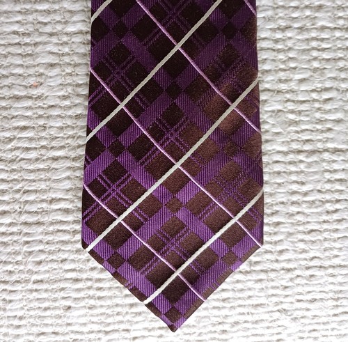 Purple diagonal pattern - diagonal, silk
