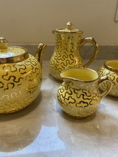 Sudlow Burslem Tea Set Yellow Gold 0657Y 