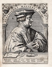 Berchtold Haller Reformer Bern Theologian Reformation Switzerland Portrait 1620
